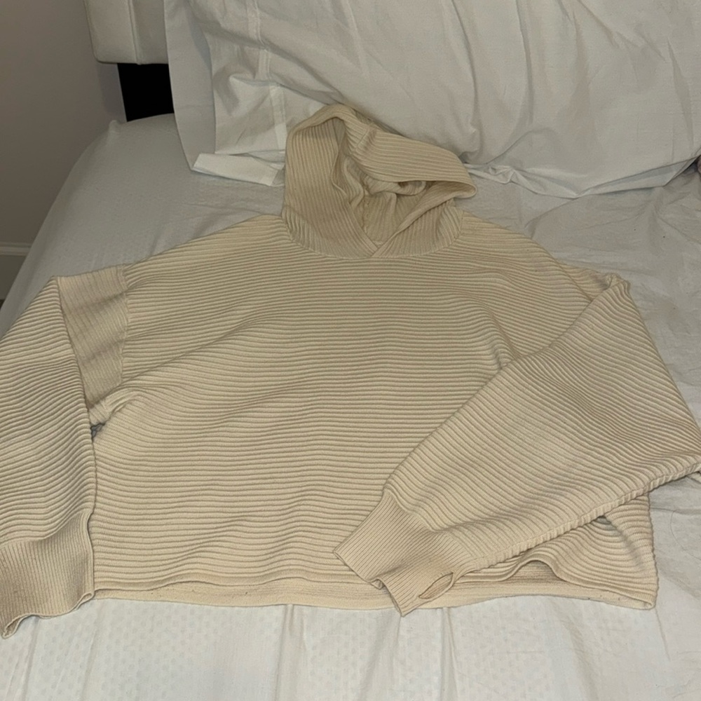 ribbed offline aerie sweat shirt hoodie